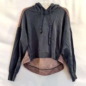 Anthropologie Saturday Sunday Karla Cropped Pullover Hoodie, Size L